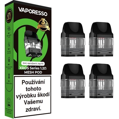 Vaporesso XROS Corex 3.0 cartridge 2ml 1,2ohm 4Pack