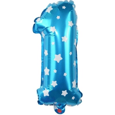 Grabo Balónek fóliový číslo 1 modrý 102 cm
