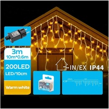 Brilagi - LED vonkajšia reťaz 200xLED/8 funkcií 13x0,6 m IP44 teplá biela B10303ACDA
