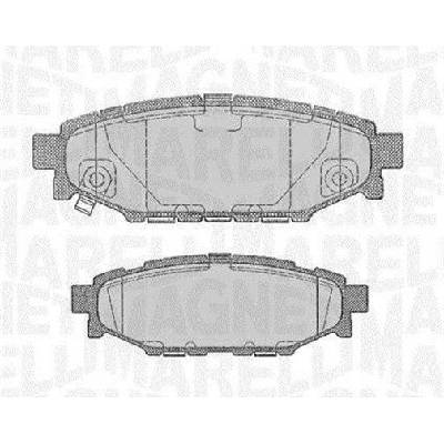 Sada brzdových platničiek kotúčovej brzdy MAGNETI MARELLI 363916060700