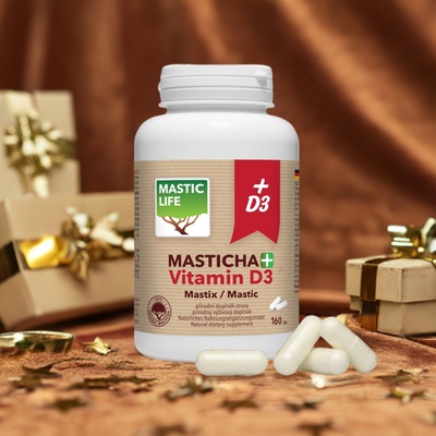 MasticLife Masticha+ Vitamin D3 160 kapslí