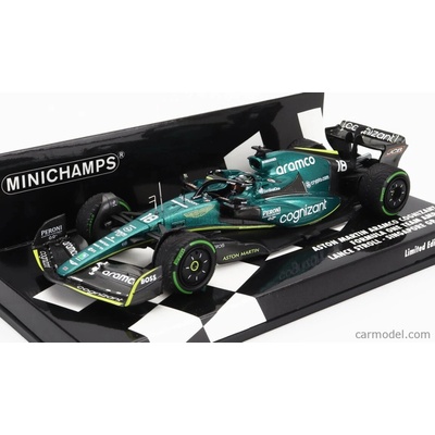 Minichamps Aston martin F1 Amr22 Team Aramco Cognizart N 18 Singapore Gp 2022 Lance Stroll 1:43 Zelená čierna