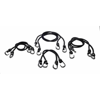 Sixtol Súprava Gumových upínacích popruhov/gumicukov Cargo Cord Set Premium 8, 8 ks