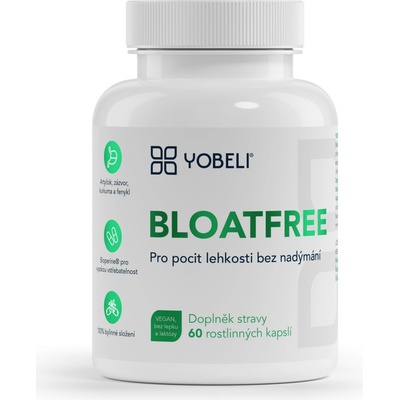 Yobeli Komplex proti nadúvaniu Bloatfree 60 kapsúl