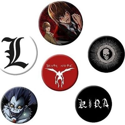 ABYstyle Sada Placek Death Note Mix 6 ks