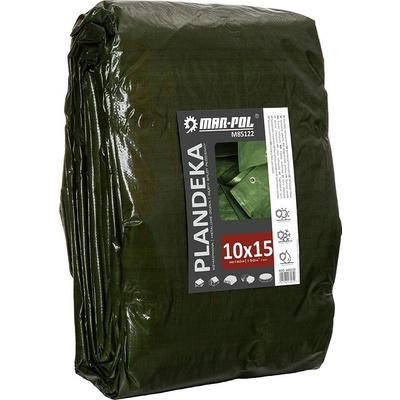 Pro-Tech shop Krycí plachta 10x15m hrubá zelená 120g/m2