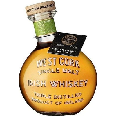 West Cork Single Malt Maritime Calvados Cask 46% 0,7 l (holá lahev)