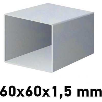 Pozinkovaný jeklový profil 60x60x1,5mm 3 m (JOKL-60x60x1.5-ZN-3)