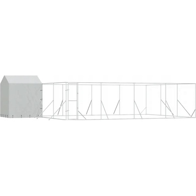 VidaXL Kotec pro psa 3190480 1000 x 600 x 250 cm ocel