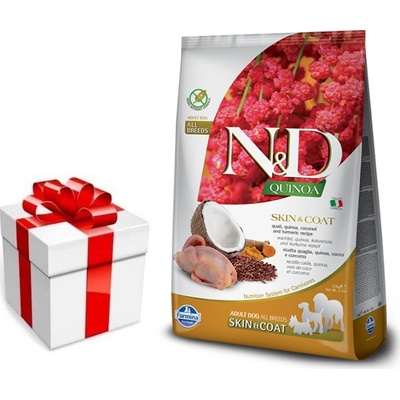 N&D Quinoa Grain Free Skin & Coat Quail 7 kg