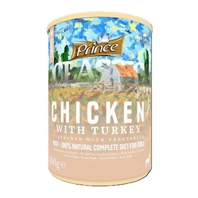 Prince Classic turkey w/chicken&vegetable 400 g