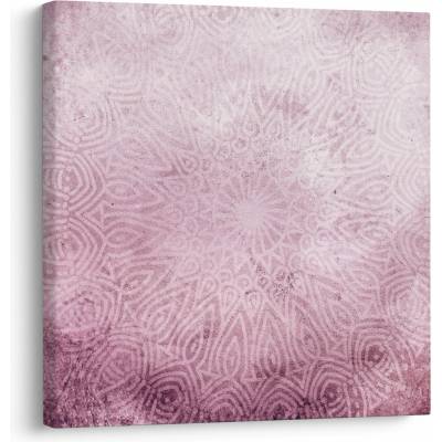 Obraz - Mandala v ružovej stene, jednodielne 30x30 cm
