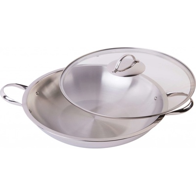 Panvica Wok 36 cm s pokrievkou Berndorf Sandrik