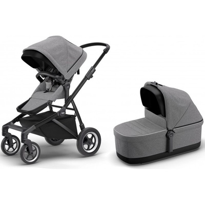 Thule Sleek Kompletní Grey Melange on Black 2022