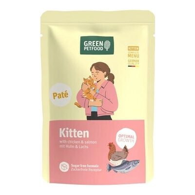 JOSERA GREEN PETFOOD Kitten Paté s kuracím a lososovým mäsom 85 g
