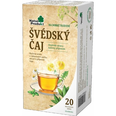 Naturprodukt Švédský čaj 20 x 2 g