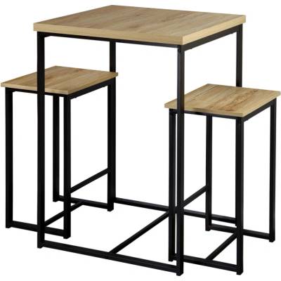 KESPER Kuchyňská barová sestava set 3ks, 60x60x88cm