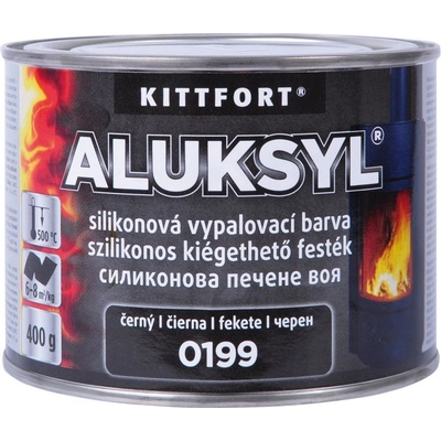 Aluksyl 0199 čierna vypaľovacia farba 400g
