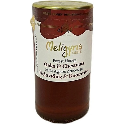 Meligyris Řecký lesní med Dub + Kaštan květový 450 g