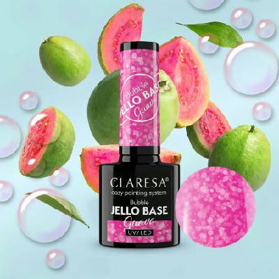 CLARESA Gél lak Rainbow JELLO base Guava 5 ml