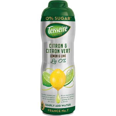 Teisseire citron & limeta 0% 0,6 l
