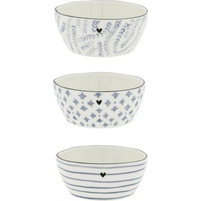 Bastion Collections SET 3x MINI MISKA IRIS BLUE, 3x 6,8x9,5x3cm LI-BOWL-SAUCE-050-IB
