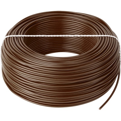 Elektrokabel CYA 1x1,5 hnědý H07V-K lanko 100m KAB0873