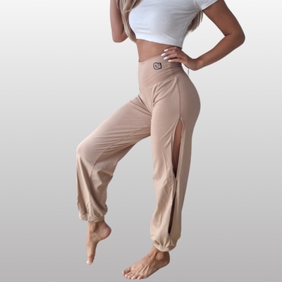 NDN aladinky s nástrihom po bokoch X043 cappuccino