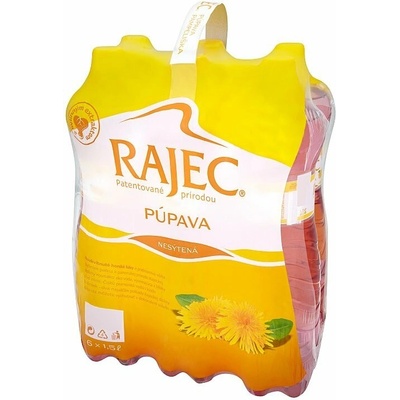 Rajec Pramenitá voda ochutená púpava nesýtená 6 x 1,5 l