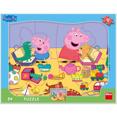 Dino 303119 Peppa Pig si hrá 12 ks na doske