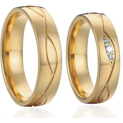 Steel Wedding Snubní prsteny chirurgická ocel SPPL022 – Hledejceny.cz