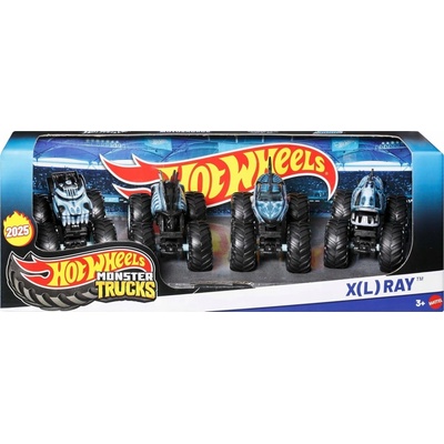 Mattel Hot Wheels Monster Trucks X-Ray 4Pack