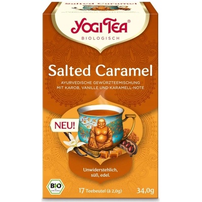 Yogi Tea Bylinný čaj slaný karamel 17 kusov 34 g