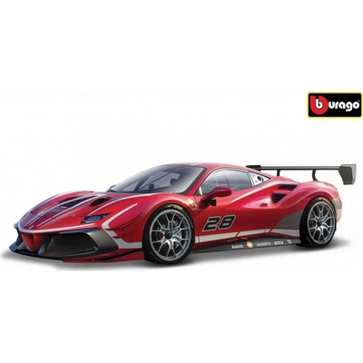 Bburago BB36309 Ferrari Racing 488 CHALLENGE EVO 2020 červená 1:43