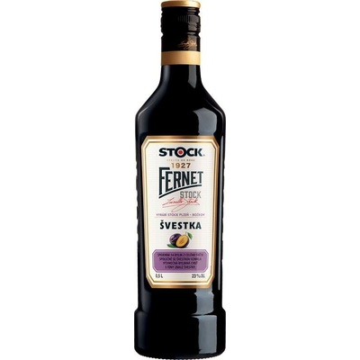 Fernet Stock Švestka 23% 0,5 l (holá láhev)