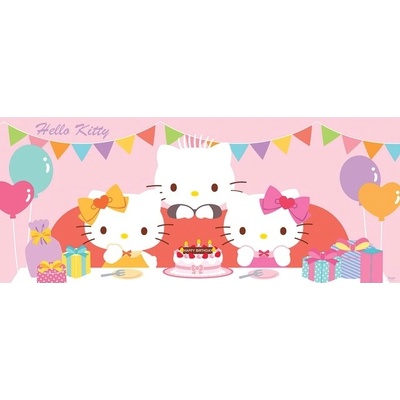 Preinterier FT2186 Fototapeta na stenu Hello Kitty narodeniny vlies 250cm x 104cm