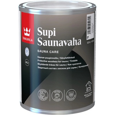 Tikkurila Supi Sauna Wax Saunavaha 0,9 l bezbarvý – Hledejceny.cz