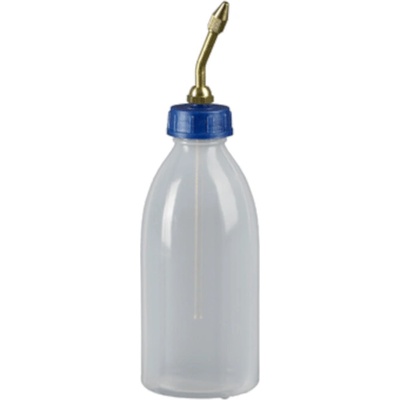 PRESSOL® Olejnička PE, průhledná, 500 ml, tryska zalomená mosazná vysouvací 36 - 180 mm