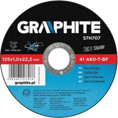 Graphite rezný kotúč 125 x 1.0 mm 57H707
