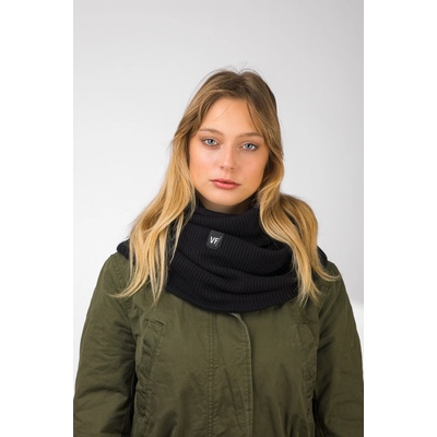 VFstyle pletená šála Elegant černá
