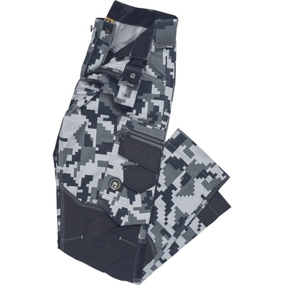 Cerva pánske pracovné nohavice NEURUM CAMOUFLAGE Antracit
