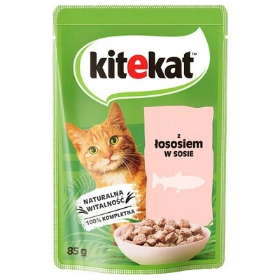 KITEKAT Losos v omáčke 85 g