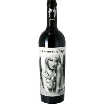 Vignobles Vellas Nice Angel Merlot suché červené 2023 14,5% 0,75 l (holá láhev)
