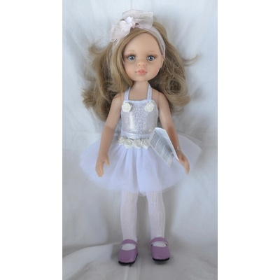 Paola Reina Las Amigas bábika Carla baletka 32 cm v bielom
