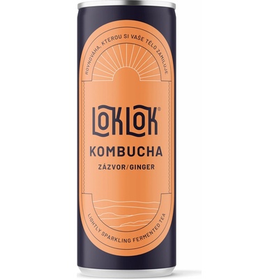 LokLok Kombucha Zázvor 330 ml