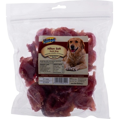 HILTON Soft duck rings pochoutka pro psy 500 g