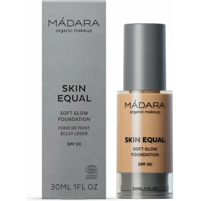 Mádara skin equal foundation rozjasňujúci make-up pre prirodzený vzhľad SPF15 50 Golden Sand 30 ml