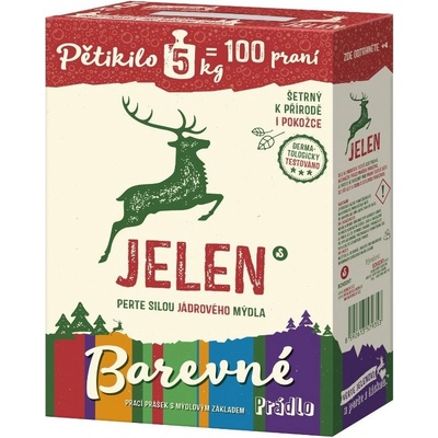Jelen prací prací prášok na farebnú bielizeň 5 kg
