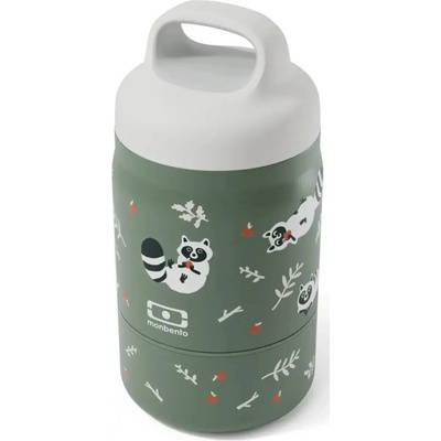Monbento termobox na jídlo Handy Raccoon 350 ml + 150 ml