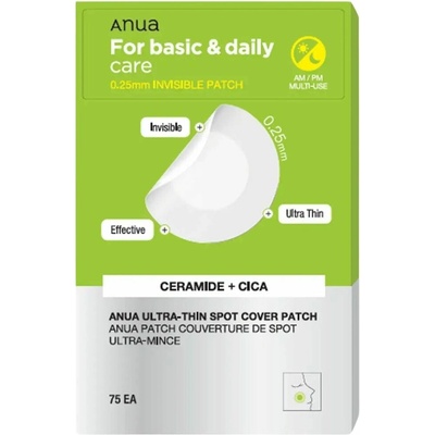 ANUA Ultratenké náplasti na výskyt vyrážek na obličeji Ultra Thin Spot Cover Patch 75 ks